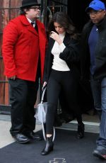 SELENA GOMEZ Leaves Her Hotel in New York 02/09/2016