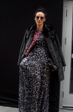 SELITA EBANKS Arrives at a Fashion Show in New York 02/11/2016