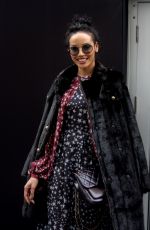 SELITA EBANKS Arrives at a Fashion Show in New York 02/11/2016