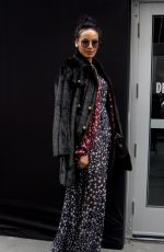 SELITA EBANKS Arrives at a Fashion Show in New York 02/11/2016