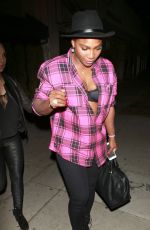 SERENA WILLIAMS at Nice Guy in West Hollywood 02/03/2016