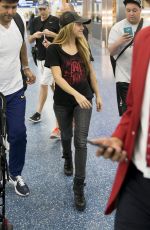 SHAKIRA at Miami International Airport 02/24/2016