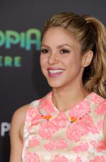 SHAKIRA at Zootopia Premiere in Los Angeles 02/17/2016