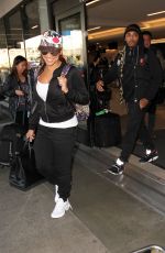 SHANTEL JACKSON at LAX Airport in Los Angeles 02/11/2016