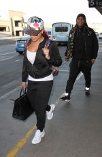 SHANTEL JACKSON at LAX Airport in Los Angeles 02/11/2016