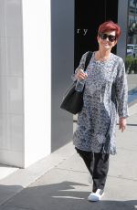 SHARON OSBOURNE Out and About in Los Angeles 02/12/2016