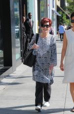 SHARON OSBOURNE Out and About in Los Angeles 02/12/2016