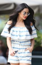 SHAY MITCHEL Filming for Hawaiian Tropic Sunscreen Products at Miami Beach 02/21/2016