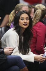 SHAY MITCHELL at LA Clippers Game in Los Angeles 01/31/2016