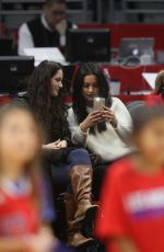 SHAY MITCHELL at LA Clippers Game in Los Angeles 01/31/2016