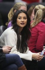 SHAY MITCHELL at LA Clippers Game in Los Angeles 01/31/2016