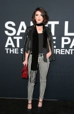 SHENAE GRIMES at Saint Laurent Fashion Show in Los Angeles 02/10/2016