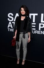 SHENAE GRIMES at Saint Laurent Fashion Show in Los Angeles 02/10/2016