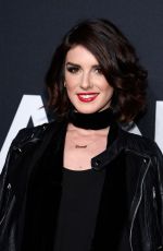 SHENAE GRIMES at Saint Laurent Fashion Show in Los Angeles 02/10/2016