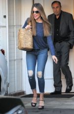 SOFIA VERGARA Leaves Epione Cosmetic Laser Center in Beverly Hills 02/18/2016