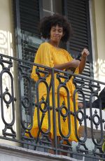 SOLANGE KNOWLES Watching Mystic Krew of Barkus Parade in New Orleans 01/31/2016