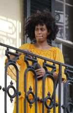 SOLANGE KNOWLES Watching Mystic Krew of Barkus Parade in New Orleans 01/31/2016