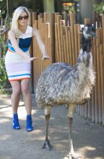 SOPHIE MONKA at a Zoo in Sydney 02/07/2016