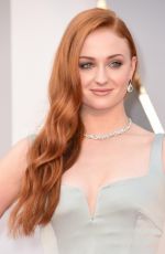 SOPHIE TURNER at 88th Annual Academy Awards in Hollywood 02/28/2016