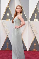 SOPHIE TURNER at 88th Annual Academy Awards in Hollywood 02/28/2016