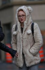 SOPHIE TURNER Out and About in Montreal 02/20/2016