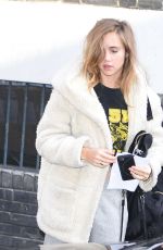 SUKI WATERHOUSE at Claridges Hotel in London 02/02/2016
