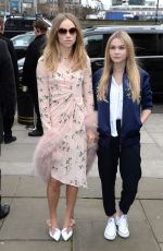SUKI WATERHOUSE at Topshop Unique Show at London Fashion Week 02/21/2016