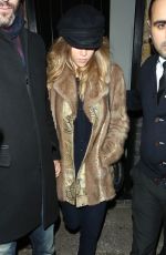 SUKI WATERHOUSE Leaves Chiltern Firehouse in London 02/12/2016