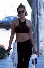 TALLULAH WILLIS in Tights Leaves a Gym in Beverly Hills 02/09/2016