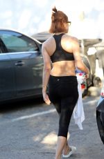 TALLULAH WILLIS in Tights Leaves a Gym in Beverly Hills 02/09/2016