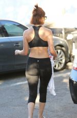 TALLULAH WILLIS in Tights Leaves a Gym in Beverly Hills 02/09/2016