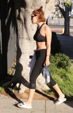 TALLULAH WILLIS in Tights Leaves a Gym in Beverly Hills 02/09/2016