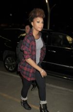 TAMAR BRAXTON Arrives at LAX Airport in Los Angeles 02/11/2016