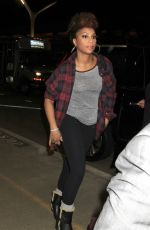 TAMAR BRAXTON Arrives at LAX Airport in Los Angeles 02/11/2016