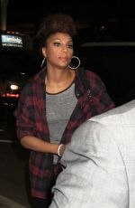 TAMAR BRAXTON Arrives at LAX Airport in Los Angeles 02/11/2016