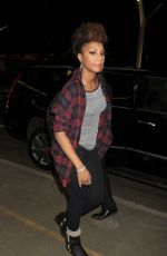 TAMAR BRAXTON Arrives at LAX Airport in Los Angeles 02/11/2016