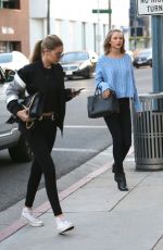 TAYLOR SWIFT and GIGI HADID at Voila Nail Salon in Beverly Hills 02/05/2016