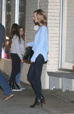 TAYLOR SWIFT and GIGI HADID at Voila Nail Salon in Beverly Hills 02/05/2016