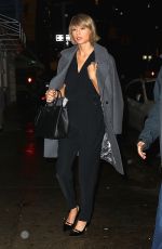 TAYLOR SWIFT Arrives at Blue Ribbon Restaurant in New York 02/21/2016