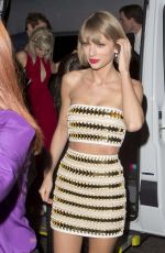 TAYLOR SWIFT Arrives at Hyde Night Club in West Hollywood 02/16/2016