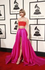 TAYLOR SWIFT at Grammy Awards 2016 in Los Angeles 02/15/2016