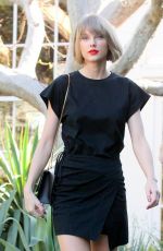 TAYLOR SWIFT in Short Skirt Out in West Hollywood 02/24/2016