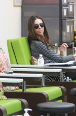 TERRI SEYMOUR a at a Nail Salon in Beverly Hills 01/30/2016
