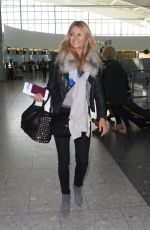 TESS DALY at Heathrow Airport in London 02/15/2016