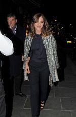 TRINNY WODALL Leaves Scotts Restaurant in London 02/11/2016