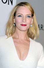 UMA THURMAN at 2016 amfar New York Gala 02/10/2016