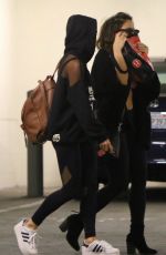 VANESSA and STELLA HUDGENS Out and About in Los Angeles 02/22/2016
