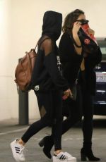VANESSA and STELLA HUDGENS Out and About in Los Angeles 02/22/2016