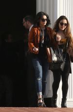VANESSA and STELLA HUDGENS Out in Burbank 02/02/2016
