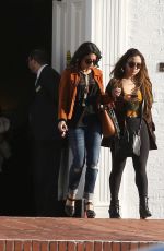 VANESSA and STELLA HUDGENS Out in Burbank 02/02/2016